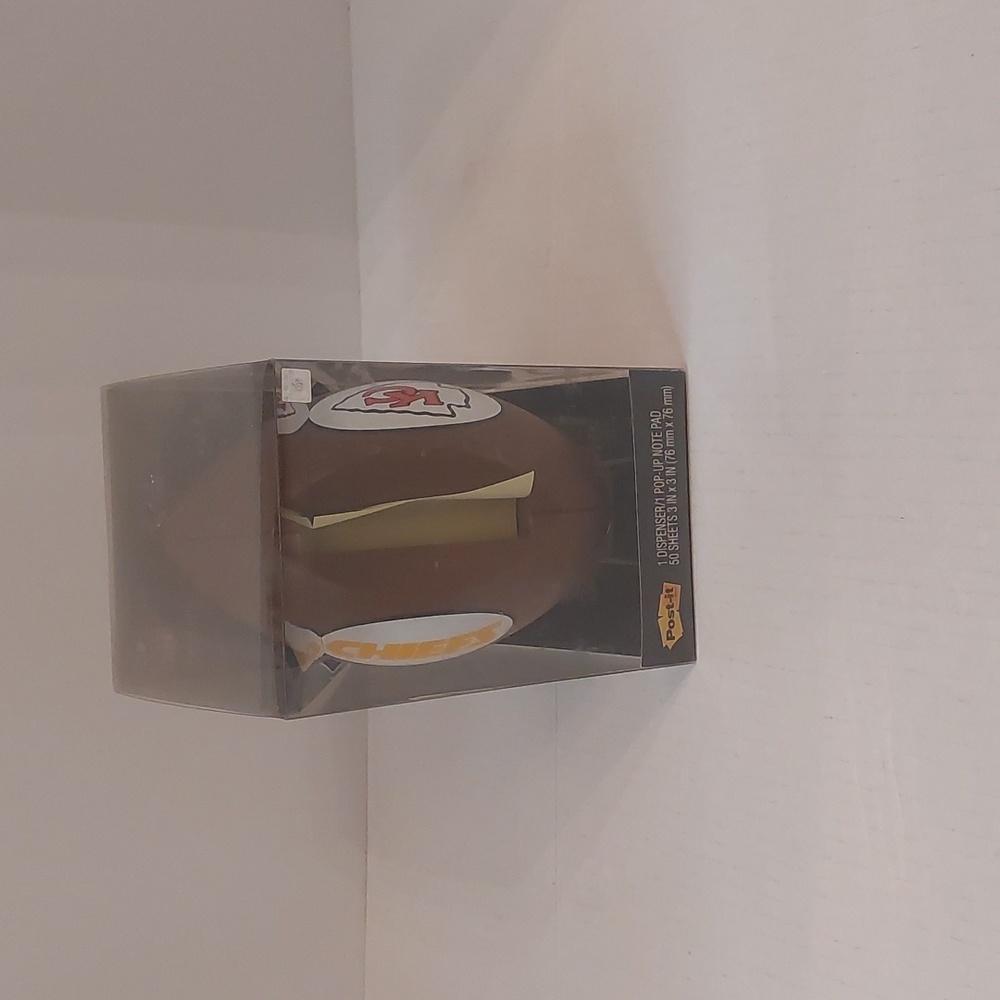 NFL KANSAS CITY CHIEFS POP-UP NOTE DISPENSER